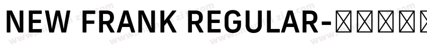NEW FRANK REGULAR字体转换